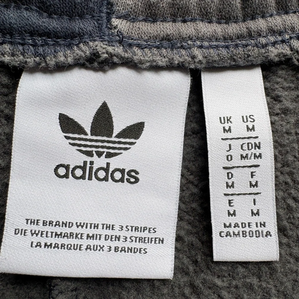 Adidas Originals Mens Camo Graphic Joggers Sweatpants Medium Gorpcore Blue Black